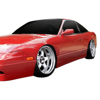 Duraflex® - Supercool Style Fiberglass Side Skirt Rocker Panels (Unpainted)