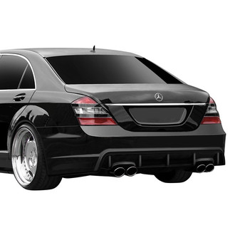 Duraflex® - Eros Style Version 3 Fiberglass Rear Bumper Cover (Unpainted)