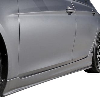 Duraflex® - Racer Style Fiberglass Side Skirt Rocker Panels (Unpainted)