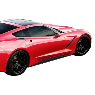 Duraflex® - GT Concept Style Fiberglass Side Splitters (Unpainted)