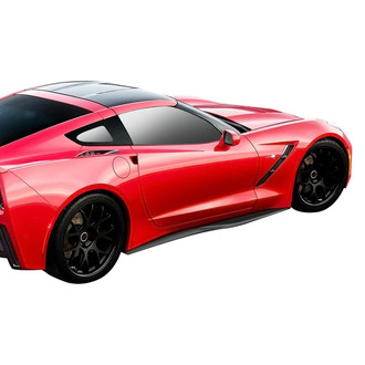 Duraflex® - Thunderbolt Style Fiberglass Side Splitters (Unpainted)
