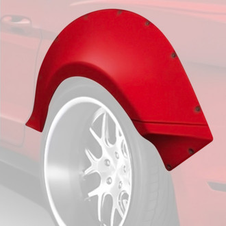 Duraflex® - Grid Style Wide Body Fiberglass Rear Fender Flares (Unpainted)