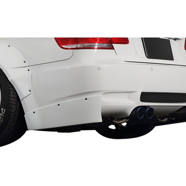  Duraflex® - Circuit Style Fiberglass Rear Bumper Extensions (Unpainted)