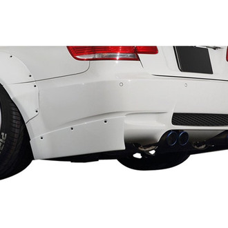 Duraflex® - Circuit Style Fiberglass Rear Bumper Extensions (Unpainted)