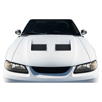 Duraflex® - Riot Style Fiberglass Hood (Unpainted)