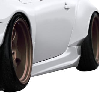 Duraflex® - GT500 V2 Style Fiberglass Side Skirt Rocker Panels (Unpainted)