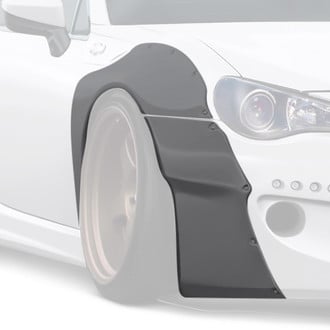 Duraflex® - GT500 V2 Style 45mm Fiberglass Front Fender Flares (Unpainted)