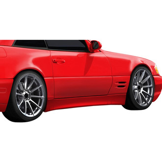 Duraflex® - BR-S Style Fiberglass Side Skirts (Unpainted)