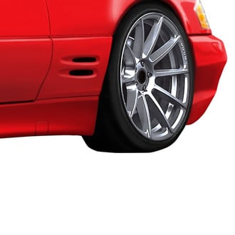 Duraflex® - BR-S Style Fiberglass Side Panels (Unpainted)