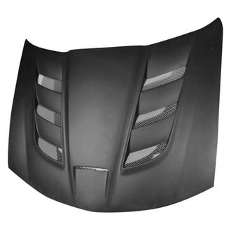 Duraflex® - Viper Style Fiberglass Hood (Unpainted)