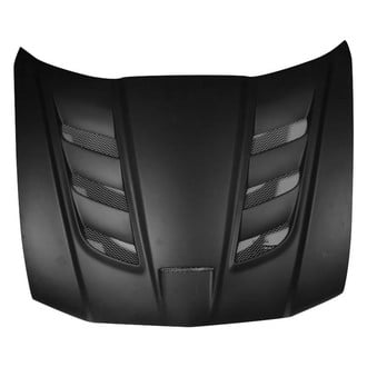 Duraflex® - Viper Style Fiberglass Hood (Unpainted)