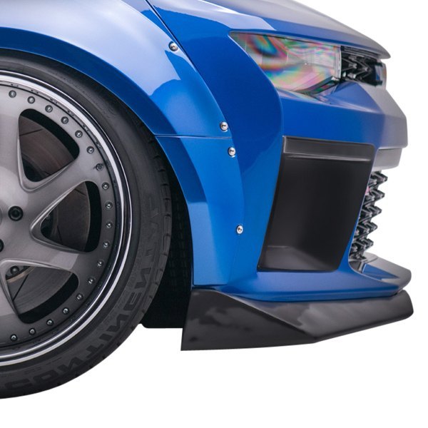  Duraflex® - Grid Style Fiberglass Front Bumper Air Duct Extension Add Ons (Unpainted)