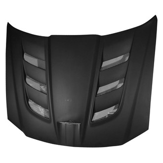 Duraflex® - Viper Style Fiberglass Hood (Unpainted)