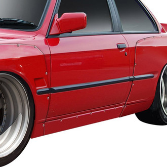 Duraflex® - TKO Style Fiberglass Side Skirts (Unpainted)