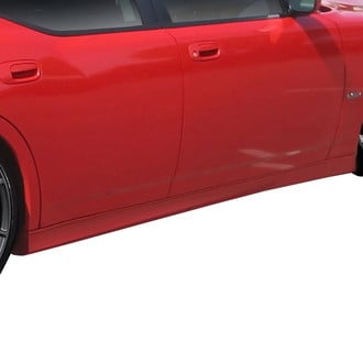 Duraflex® - Hellcat Style Fiberglass Side Skirts (Unpainted)
