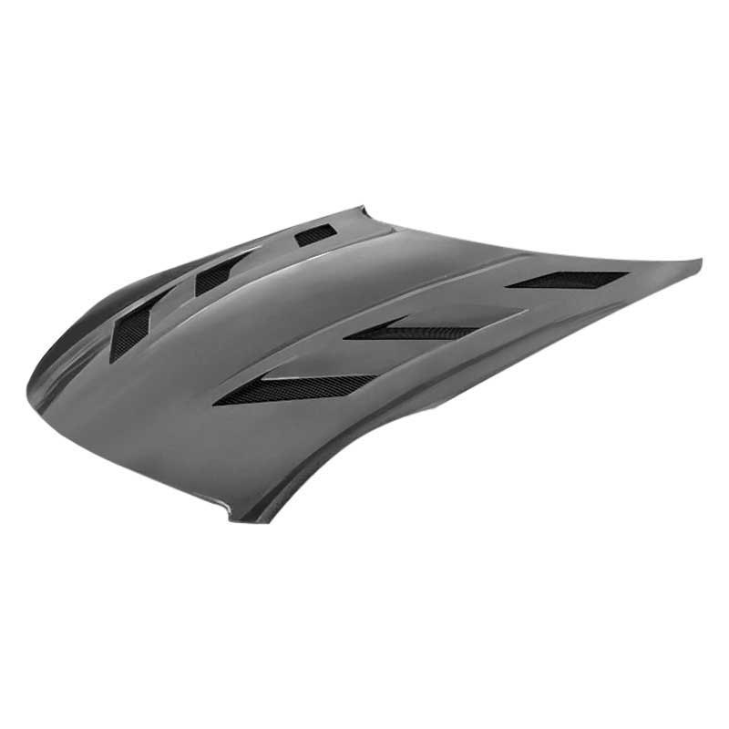 Duraflex® 113359 AMS Style Fiberglass Hood (Unpainted)