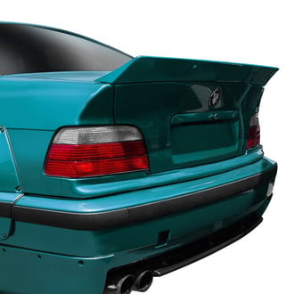 Duraflex® - Circuit Style Fiberglass Rear Lip Spoiler (Unpainted)