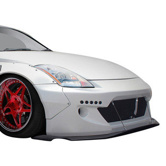 Duraflex® - RBS Style Fiberglass Front Splitter (Unpainted)