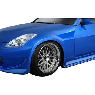 Duraflex® - Demon Style Fiberglass Front Fenders (Unpainted)