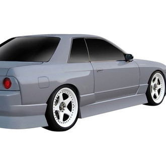Duraflex® - Type U Style Fiberglass Side Skirts (Unpainted)