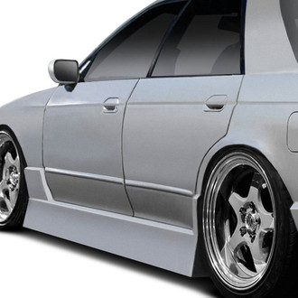 Duraflex® - Type U Style Fiberglass Side Skirts (Unpainted)