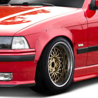 Duraflex® - RBS Style Fiberglass Front Fender Flares (Unpainted)