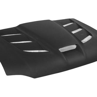 Duraflex® - Viper Style Fiberglass Hood (Unpainted)