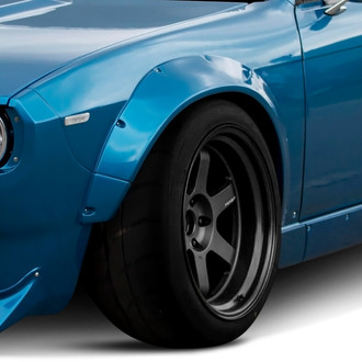 Duraflex® - RBS V2 Style Wide Body Fiberglass Front Fender Flares (Unpainted)