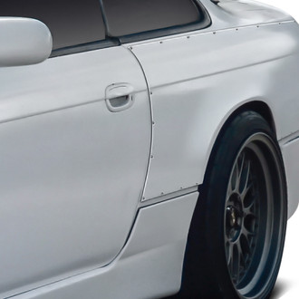 Duraflex® - RBS V1 Style Fiberglass Rear Fenders (Unpainted)