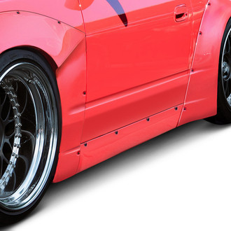 Duraflex® - RBS V3 Style Fiberglass Side Skirts (Unpainted)