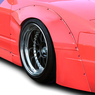 Duraflex® - RBS V3 Style Fiberglass Front Fender Flares (Unpainted)