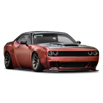 Duraflex® - Circuit Style Fiberglass Front and Rear Fender Flares Kit (Unpainted)