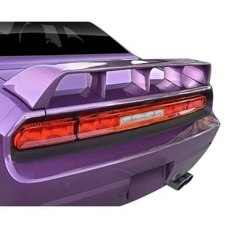 Duraflex® - CVX Style Fiberglass Rear Wing Spoiler (Unpainted)