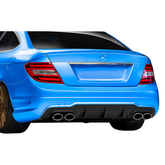 Duraflex® - C63 Style Fiberglass Rear Diffuser (Unpainted)