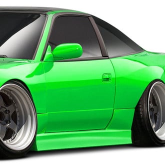 Duraflex® - Sleek Style Fiberglass Side Skirts (Unpainted)