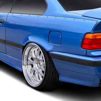 Duraflex® - C Spec Style Fiberglass Rear Fender Flares (Unpainted)