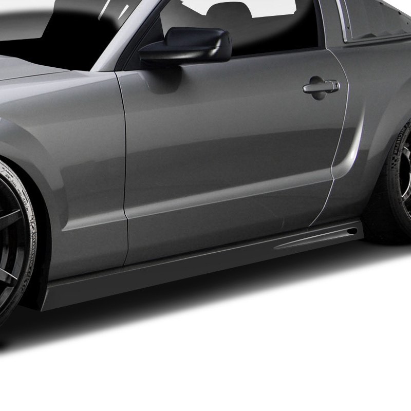 Duraflex® 114655 Blits Style Fiberglass Side Skirts (Unpainted)