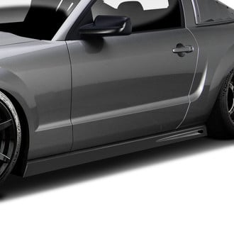 Duraflex® - Blits Style Fiberglass Side Skirts (Unpainted)