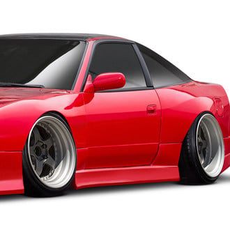 Duraflex® - Bloodsport Style Fiberglass Side Skirts (Unpainted)