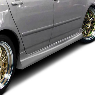Duraflex® - Target Style Fiberglass Side Skirts (Unpainted)