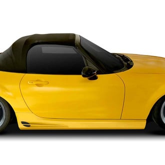 Duraflex® - X Sport Style Fiberglass Side Skirt Rocker Panels (Unpainted)