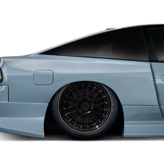Duraflex® - B Sport Style Fiberglass Wide Body Rear Fender Flares (Unpainted)