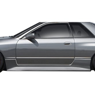 Duraflex® - Demon Style Fiberglass Side Skirt Rocker Panels (Unpainted)