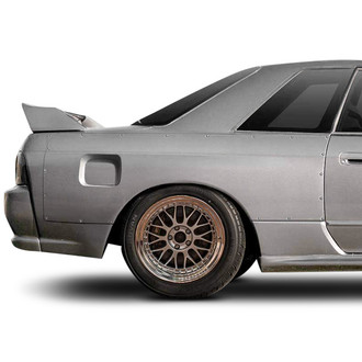 Duraflex® - D-Sport Style Fiberglass Wide Body Rear Fender Flares (Unpainted)