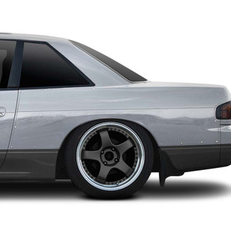 Duraflex® - D Sport Style Fiberglass Rear Fender Flares (Unpainted)