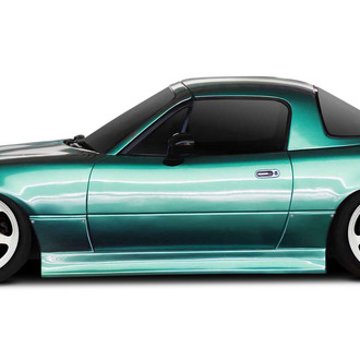 Duraflex® - Demon Style Fiberglass Side Skirt Rocker Panels (Unpainted)