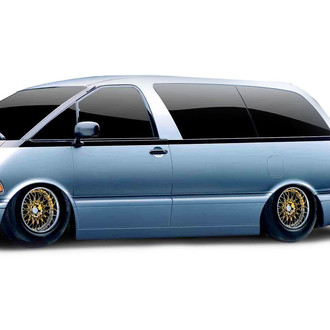 Duraflex® - FAB Style Fiberglass Side Skirt Rocker Panels (Unpainted)