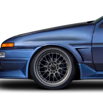 Duraflex® - JB Sport Style Fiberglass Front Fenders (Unpainted)