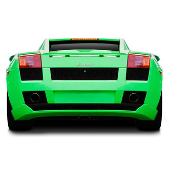 Duraflex® - HMS Style Fiberglass Rear Bumper Lip Under Spoiler Air Dam (Unpainted)