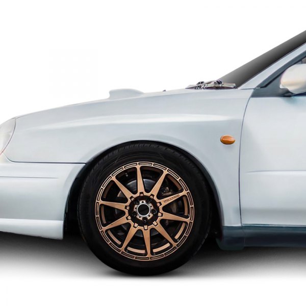  Duraflex® - WRC Style Fiberglass Wide Body Front Fenders (Unpainted)